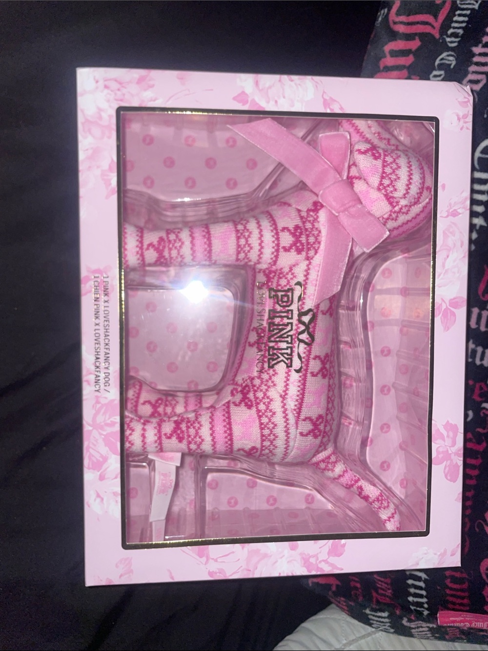 Pink x Loveshack Fancy limited edition medium size dog